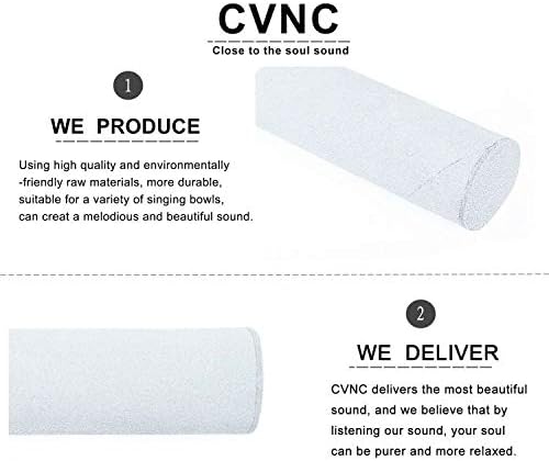 CVNC Suede Mallet for Playing Quartz Crystal Singing Bowl Suede Stick - Bloomnest