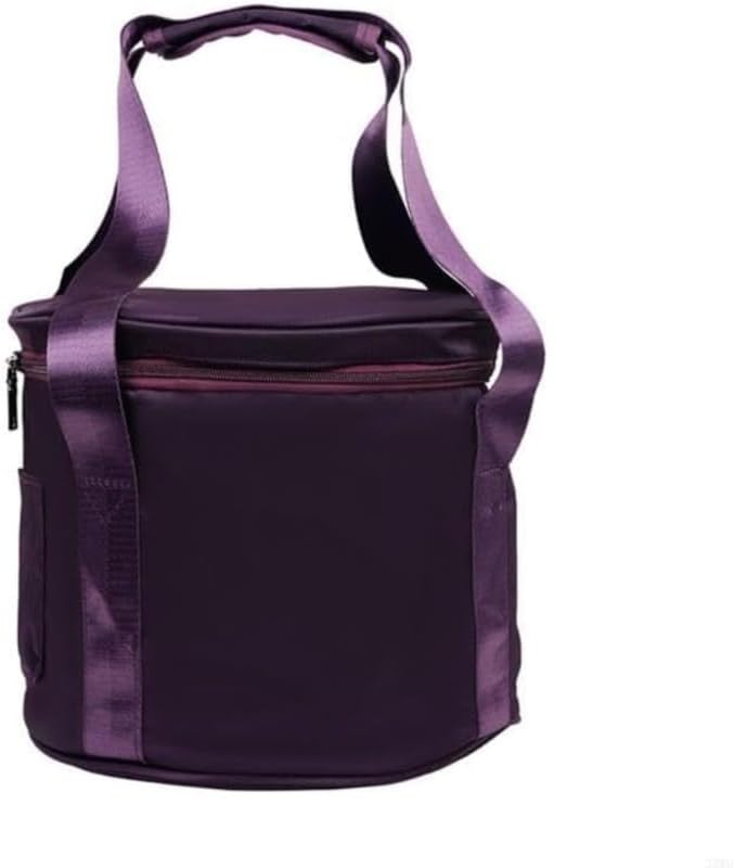 Carrying Case for Crystal Singing Bowl, Padded Storage Bag with Durable Protection, 12 Inch Style Fits 10 Inch Bowl, Adjustable Shoulder Strap and Handle for Meditation (8 inches) - Bloomnest