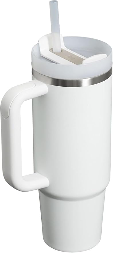 STANLEY Quencher H2.0 Tumbler with Handle and Straw 30 oz | Flowstate 3-Position Lid | Cup Holder Compatible for Travel | Insulated Stainless Steel Cup | BPA-Free | Frost - Bloomnest