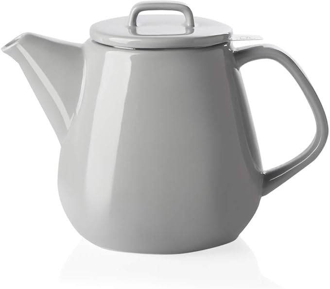 Sweejar 40oz Tea pot with Removable Stainless Steel Infuser,Dishwasher Safe Tea Pots for Loose Tea,Tea Pots with Infuser for Chrismas Women Gift (Gray) - Bloomnest