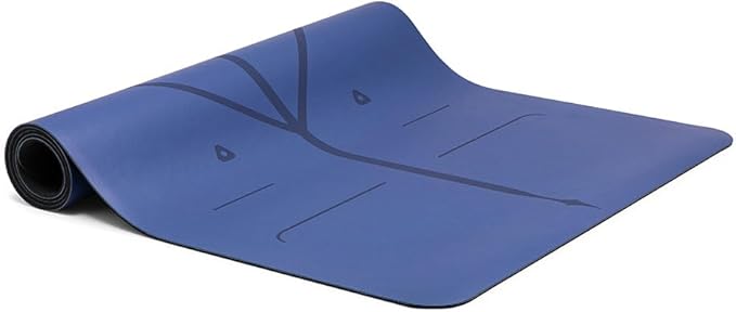 Liforme Original Yoga Mat – Free Yoga Bag Included - Patented Alignment System, Warrior-like Grip, Non-slip, Eco-friendly, sweat-resistant, long, wide, 4.2mm thick mat for comfort - Bloomnest