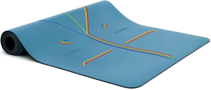 Liforme Printed Yoga Mat Collection - Free Yoga Bag Included - Patented Alignment System, Warrior-like Grip, Non-Slip, Eco-friendly, Sweat-resistant, Long, Wide and Thick for Comfort