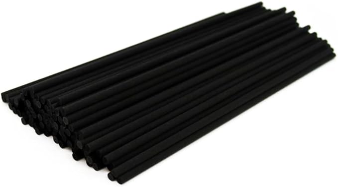Cocod'or COCODOR Diffuser Black Fiber Reed Sticks(100pcs, 8" x 4mm) / Diffuser Oil Refill, Home Fragrance, Aromatherapy, Reed Diffuser Set, Sticks for Reed Diffusers, Office Décor, Decoration - Bloomnest