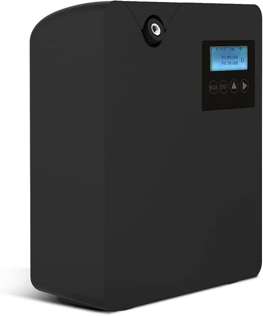 Smart Scent Air Machine for Home, Bluetooth & WiFi Hotel Scent Diffuser with Cold Air Tech, 300ML Waterless Essential Oil HVAC Scent Diffuser for Large Room, Office, Spa(Black) - Bloomnest