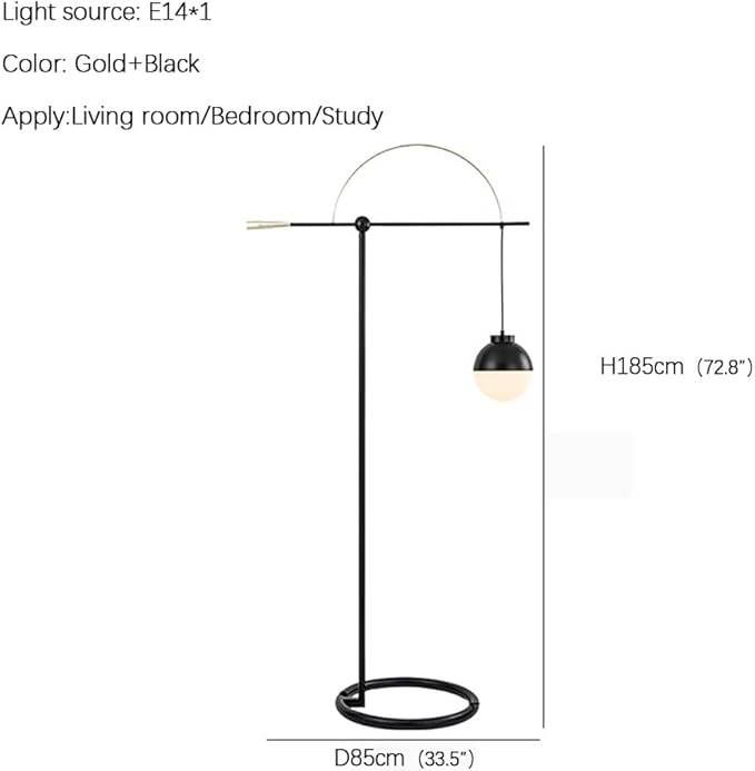 Nordic Floor Lamp Fashionable Modern Family Iiving Room Bedroom Creativity LED Decorative Standing Lightl (R) - Bloomnest