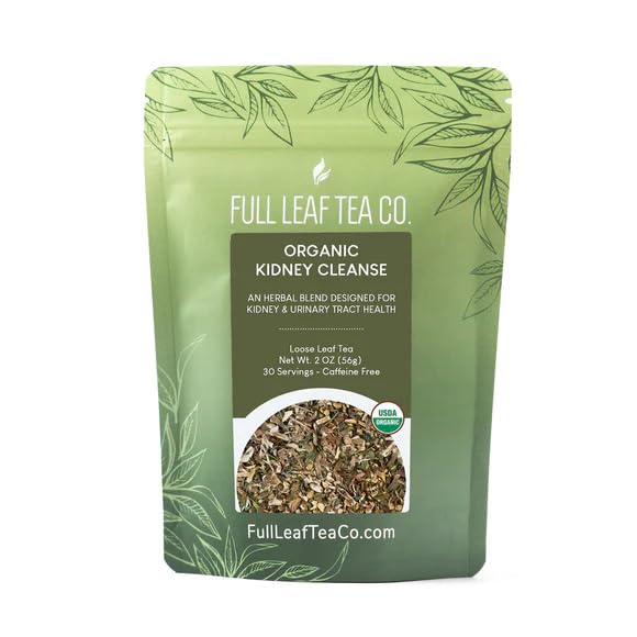 Organic Kidney Cleanse Herbal Tea - 2oz Bag (Approx. 30 Servings) | Full Leaf Tea Co. - Bloomnest