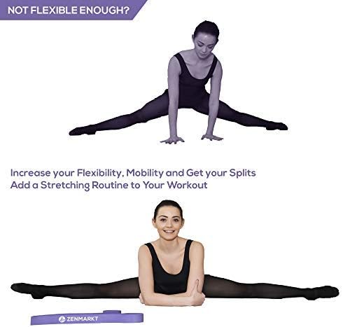 Zenmarkt Ballet Stretch Bands for Flexibility and Strength - Stretch Bands Ideal to Have as Dance Equipment in Every Competition - Suitable for Gymnastics, Cheerleading, and Pilates Training - Bloomnest
