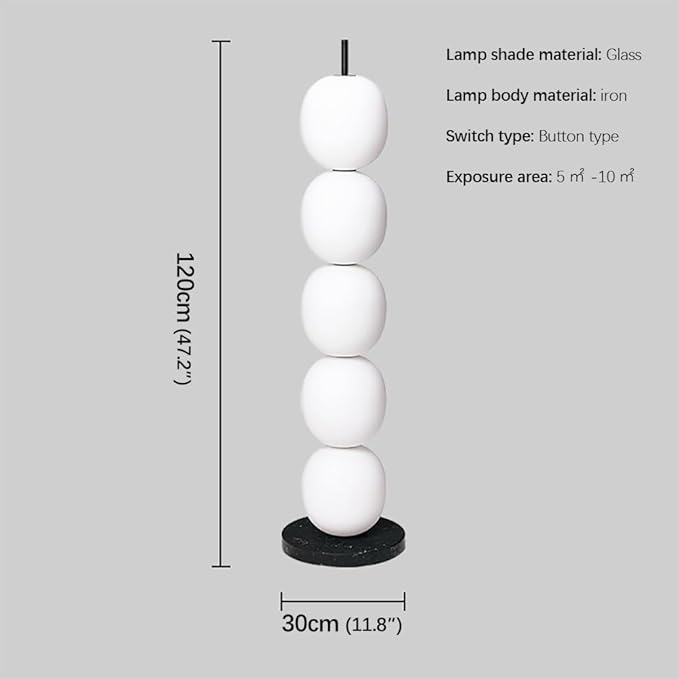 Nordic Floor Lamp LED Modern Fashion Creative Tomatoes on Sticks Standing Lights for Home Living Room Sofa Bedroom (C) - Bloomnest