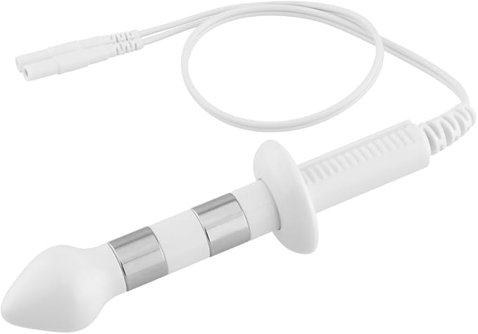 Discount TENS - Adjustable Anal Probe Electrode for TENS, EMS, E-Stim, Electro Stim Units – Pelvic Floor Exerciser, Prostate Stimulator, Stainless Steel & Bio-Plastic with 2mm Pin Connector. Model A1 Discount+TENS