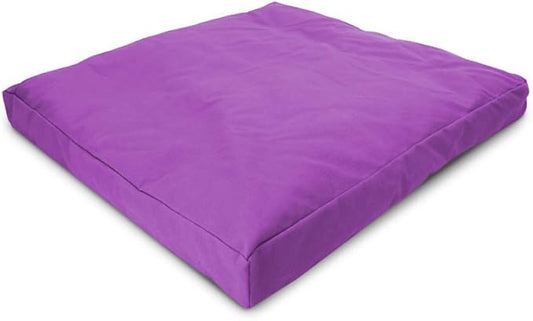 BEAN PRODUCTS MEDITATION CUSHION - Zabuton Meditation Pillows for Sitting on Floor, Yoga Cushion, Cotton Yoga Pillow, Zen Kneeling Prayer Pad- MADE IN USA - Standard 24x24x2, ORCHID - Bloomnest