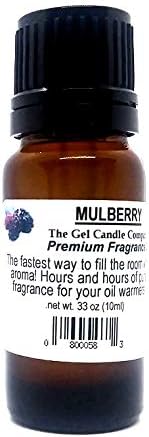 Sweet Mulberry Fragrance Oil in Amber Glass with Built in Dropper Diffusers and Burners 10 ML/.33 OZ.