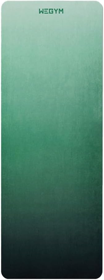 WeGym Yoga Mat, 4mm Cushioned Exercise Mat for Yoga, Pilates, Home Workouts - Anti Slip Polyurethane Suede Yoga Mat with Carrying Strap