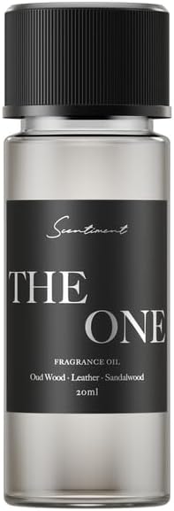 Scentiment Diffuser Oil - The One | Inspired by 1 Hotel® Miami Beach Lobby Scent | Aromatherapy Fragrance Oil | Notes of Cardamom, Leather, Lemon with Cinnamon & Sandalwood (20 mL) Scentiment
