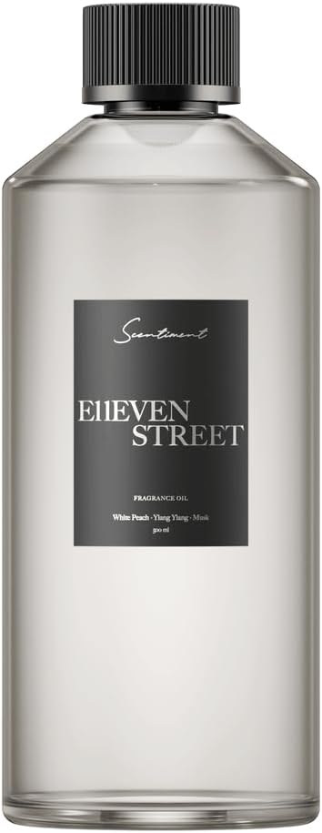 Scentiment - E11even Street Hotel Diffuser Oil | Aromatherapy Home Fragrance | Luxurious Scent with Notes of White Peach, Ylang Ylang, Mush, 500 ml Scentiment