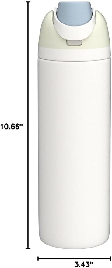 Owala FreeSip Insulated Stainless Steel Water Bottle with Straw for Sports, Travel, and School BPA-Free Sports Water Bottle, 32 oz, Iced Breeze Owala