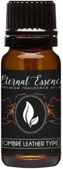 Eternal Essence Oils Leather Ombré 10ml Fragrance Oil – Black Leather, Cardamom, Amber Resin & Smoked Tobacco – Deep, Spiced, Floral-Leather Scent for Men EternalEssenceOils