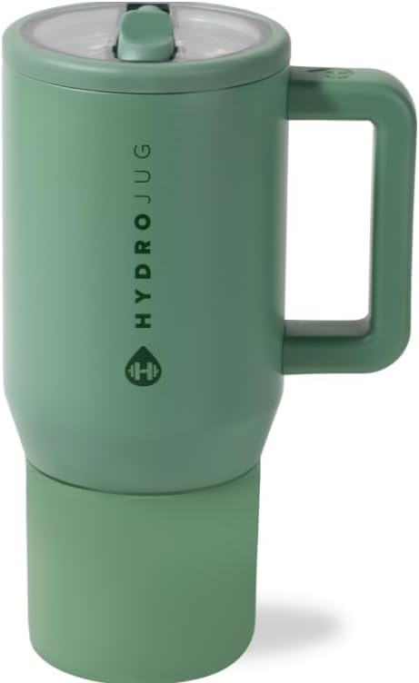 HydroJug Kids - 20 oz Insulated Kids Water Bottle with Flip Straw & Handle | Leak-Proof & Durable | Perfect for School, Sports, Lunch, Travel & Camp, Sage - Bloomnest