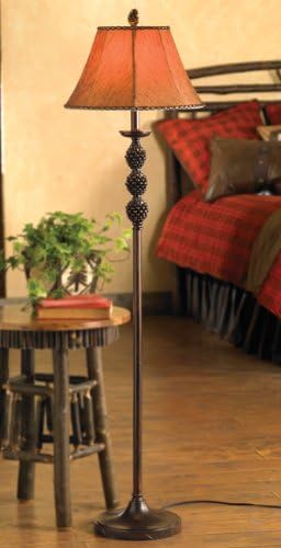 BLACK FOREST DECOR Rustic Lodge Floor Lamp - Pinegrove Standing Lamp for Home & Cabin Decor - Bloomnest