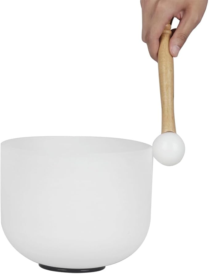 Tyenaza Crystal Bowl Mallet, Silicone Wood Singing Sound Striker Musical Instrument Yoga Accessories for Playing Crystal Singing Bowl Sound Meditation - Bloomnest