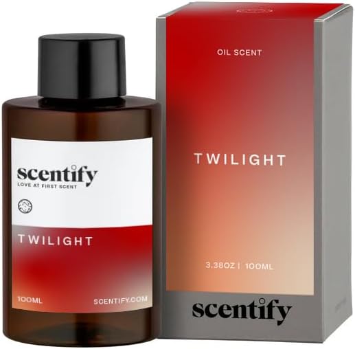 Scentify Holiday Twilight Aroma Oil Christmas Refill Scent for Oil Diffusers - Apple, Spice, Clove, Citrus - Luxurious Relaxing Aromatherapy Fragrance 100ml, 3.38oz - Bloomnest