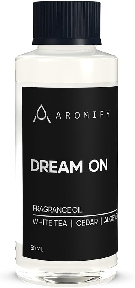 Dream On Diffuser Oil, 50mL 1.6 FL Oz, Luxury Hotel Scent Diffuser Oil for Home, Office & Spa, Fragrance Essential Oils for Aromatherapy, Aloe Vera & Cedarwood - Bloomnest