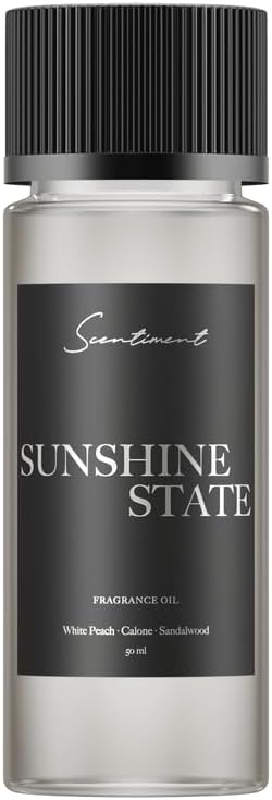 Scentiment Diffuser Oil - Sunshine State | Aromatherapy Home Fragrance | Luxurious Scent with Notes of Bergamot, Ylang-ylang, Musk, Sandalwood (50ml) - Bloomnest