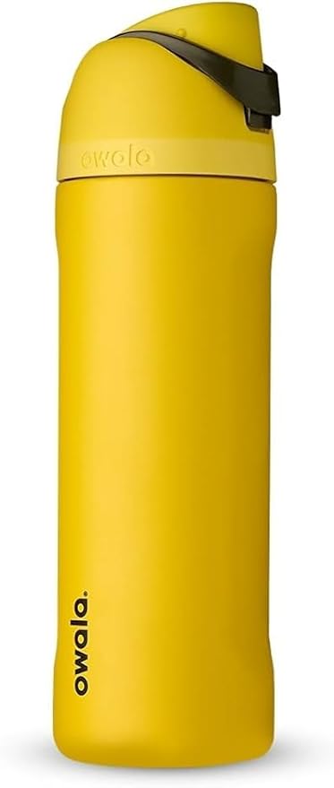 Owala Harry Potter FreeSip Insulated Stainless Steel Water Bottle with Straw, BPA-Free Sports Water Bottle, Great for Travel, 24 Oz, Hufflepuff Owala
