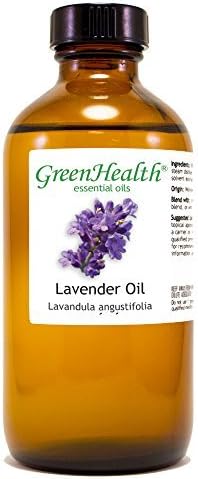 GreenHealth Lavender Essential Oil – 8 fl oz (237 ml) Amber Glass Bottle – 100% Pure & Uncut – Lavender Oil for Diffusers, Aromatherapy, Candles, Soaps, Bath & DIY Greenals