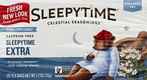 Celestial Seasonings Sleepytime Extra Herbal Tea, 20 Tea Bags Box (Pack of 2) - Bloomnest
