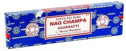 Satya Nag Champa Incense Sticks - 100g Bulk Pack, Long Burning Aromatherapy for Meditation, Relaxation, Yoga, Healing, Stress Relief & Positive Energy Giftbrit