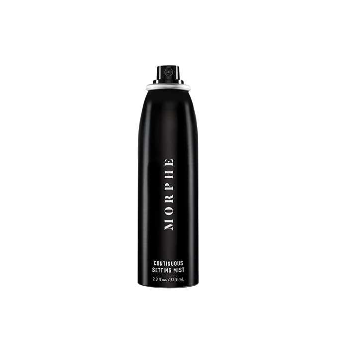 Morphe Continuous Setting Mist - Micro-Fine Makeup Setting Spray with a Natural Radiant Finish - Helps Makeup Resist Caking or Fading & Increases Wear of Foundation (2.8 fl oz) - Bloomnest