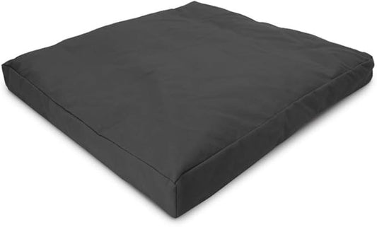 Bean Products Meditation Cushion - Zabuton Meditation Pillows for Sitting on Floor, Yoga Cushion, Cotton Yoga Pillow, Zen Kneeling Prayer Pad- Made in USA - Standard 24x24x2, Black - Bloomnest