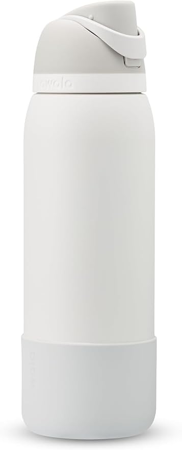 Owala Silicone Boot Accessory for Stainless Steel Water Bottles, Anti-Slip Dent Protective Sleeve, Protects FreeSip, Grey, Made 40 Oz Water Bottle Owala