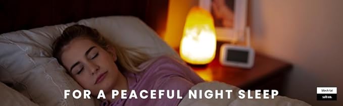 Black Tai Salt Co. Himalayan Salt Lamp with Cord (20.5-29.5 lbs) – Large Crafted