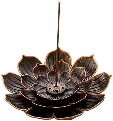 Incense Holder with Incense Stick Tray: Multi-Functional Incense Burner and Stick Holder Combo (Black)