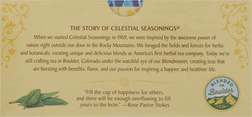 Celestial Seasonings Throat Cooler Herbal Tea, Caffeine Free, 16 Tea Bags Box (Pack of 2) - Bloomnest
