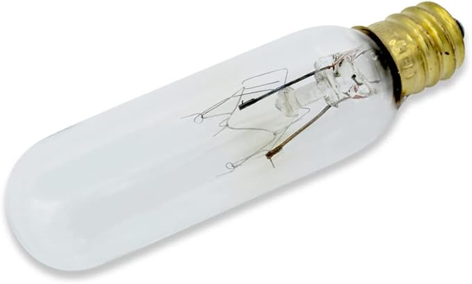 lumenivo 15 Watt Bulbs for Himalayan Salt Lamps 15T6/CL Tubular T6 15 Watt Candelabra Bulb E12 Base Light Bulbs for Exit Signs - Clear - 120V - 10 Pack - Bloomnest