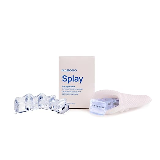 NABOSO Splay 2.0 Gel Toe Separators for Women & Men | Improves Toe Alignment, Relieves Foot Fatigue & Supports Natural Foot Posture - Durable, Comfortable Design for Daily Use | Pack of 1 - Clear - Bloomnest