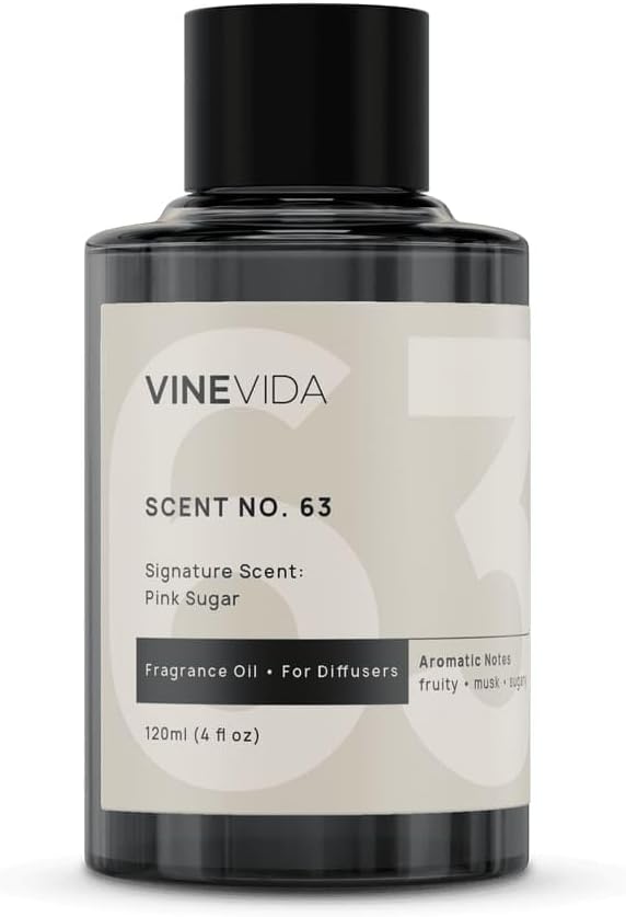 VINEVIDA [4 Fl Oz] Pink Sugar Fragrance Oil for Cold Air Diffusers, Essential Oils for Diffuser Oil Refill & Air Freshener Room Spray - Bloomnest
