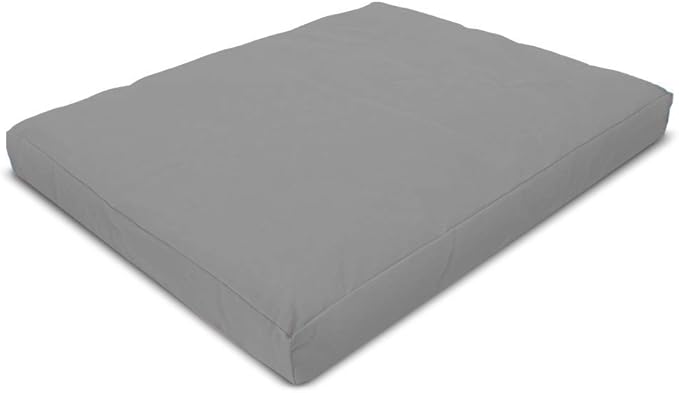 Bean Products Meditation Cushion - Zabuton Meditation Pillows for Sitting on Floor, Yoga Cushion, Cotton Yoga Pillow, Zen Kneeling Prayer Pad- Made in USA - Premium 32x26x3, Stone Gray - Bloomnest