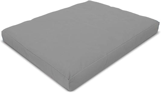 Bean Products Meditation Cushion - Zabuton Meditation Pillows for Sitting on Floor, Yoga Cushion, Cotton Yoga Pillow, Zen Kneeling Prayer Pad- Made in USA - Premium 32x26x3, Stone Gray - Bloomnest