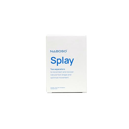 NABOSO Splay 2.0 Gel Toe Separators for Women & Men | Improves Toe Alignment, Relieves Foot Fatigue & Supports Natural Foot Posture - Durable, Comfortable Design for Daily Use | Pack of 1 - Clear - Bloomnest