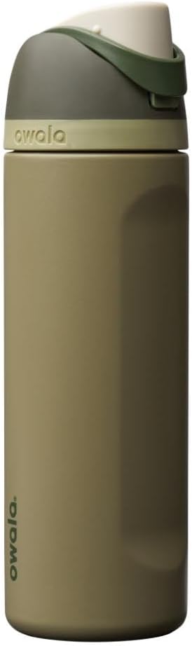 Owala FreeSip Insulated Stainless Steel Water Bottle with Straw, BPA-Free Sports Water Bottle, Great for Travel, 24 Oz, Off Road Owala