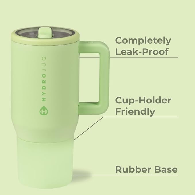 HydroJug Kids - 20 oz Insulated Kids Water Bottle with Flip Straw & Handle | Leak-Proof & Durable | Perfect for School, Sports, Lunch, Travel & Camp, Melon - Bloomnest