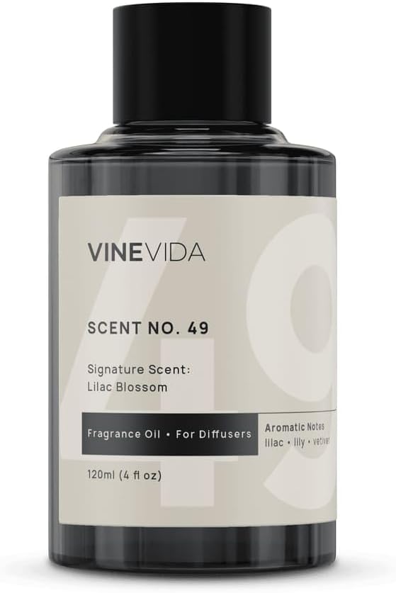 VINEVIDA [4 Fl Oz] Lilac Blossom Fragrance Oil for Cold Air Diffusers, Essential Oils for Diffuser Oil Refill & Air Freshener Room Spray - Bloomnest