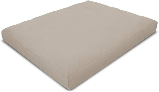 BEAN PRODUCTS MEDITATION CUSHION - Zabuton Meditation Pillows for Sitting on Floor, Yoga Cushion, Cotton Yoga Pillow, Zen Kneeling Prayer Pad- MADE IN USA - Premium 32x26x3, NATURAL - Bloomnest