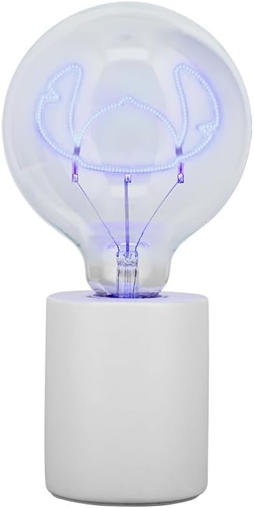 Disney Stitch Decorative LED Neon Bulb Lamp - E27 Glass Lightbulb, Officially Licensed Lilo & Stitch Collectible Gift, Fun Light for Bedrooms & Homes | Paladone - Bloomnest