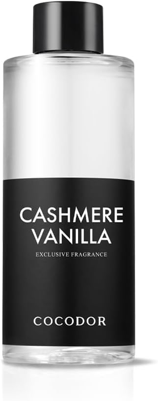 Cocod'or COCODOR Reed Diffuser Oil Refill/Cashmere Vanilla /200ml / 1 Pack/Aromatherapy, Home Fragrance, Scented Oils, Oils for Reed Diffuser, Bathroom Home Decor - Bloomnest