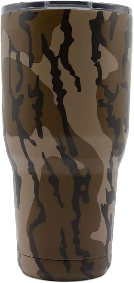 Yukon Outfitters Freedom High Grade 18/8 Corrosion-Resistant Stainless Steel Double Wall Vacuum Insulated Tumbler (30oz / 890ml) - 7.85" H x 3.9" Top Dia. / 2.9" Bottom dia., Original Bottomland - Bloomnest
