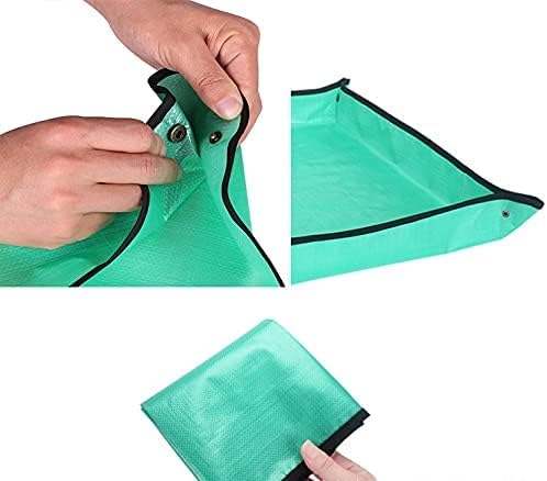 BIUWING 2PCS 26.8" x 26.8" Plant Repotting Mat Waterproof Transplanting Mat Indoor Succulent Potting Mat Portable Gardening Soil Changing and Watering mat Square and Foldable Garden mat - Bloomnest